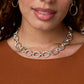 Catalina Demi Link Necklace-Silver
