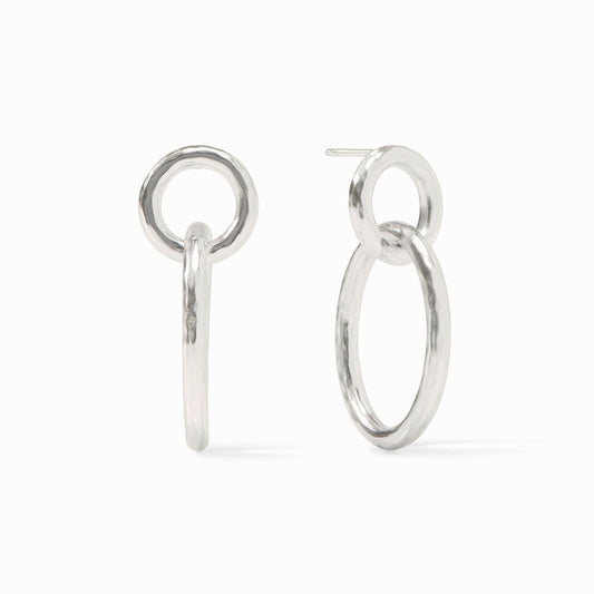 Silver-Catalina Link Earring