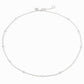 Silver Celeste Station Necklace