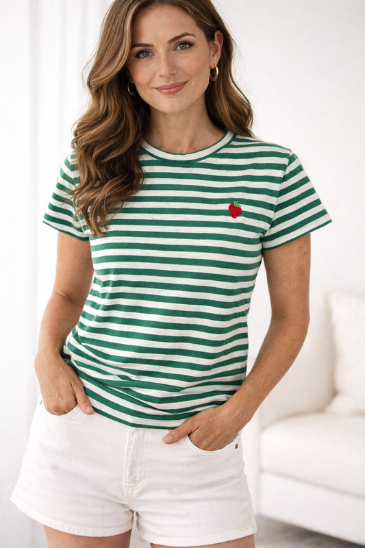 Stripe Fruit Tee
