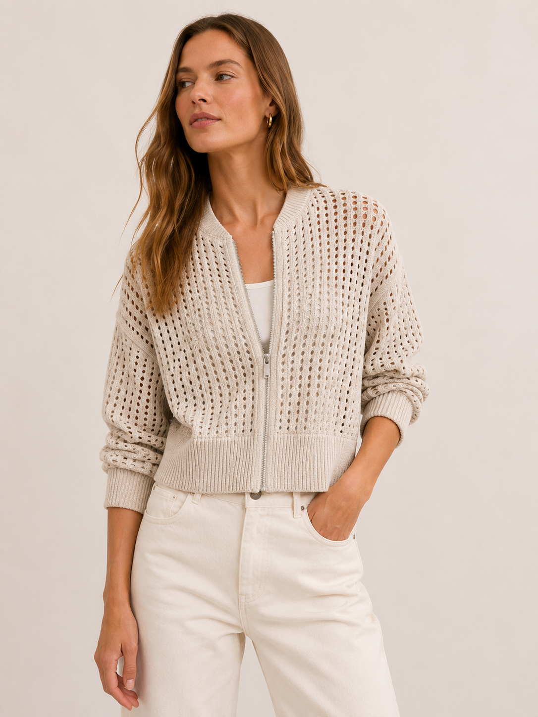 Laguna Openwork Bomber