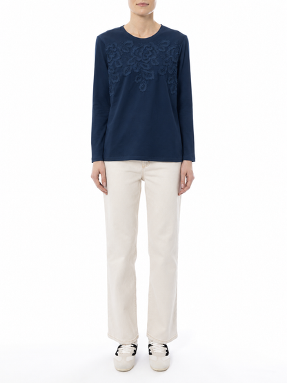 Embroidered L/S Tee