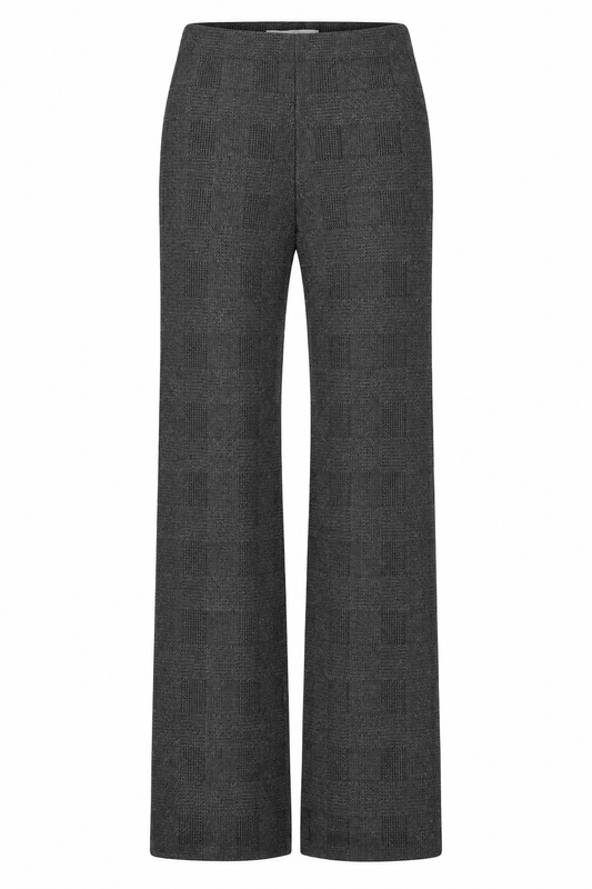 Elaine Long Lurex Glencheck