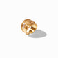 Coin Crest Ring-Cubic Zirconia
