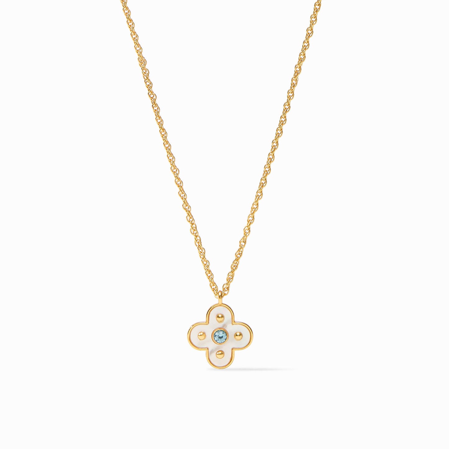 Colette Delicate Necklace-Chalcedony Blue