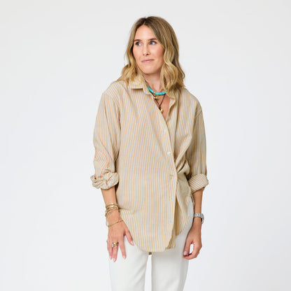 Jack Linen Stripe Shirt