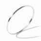 Silver Crescent Bangle
