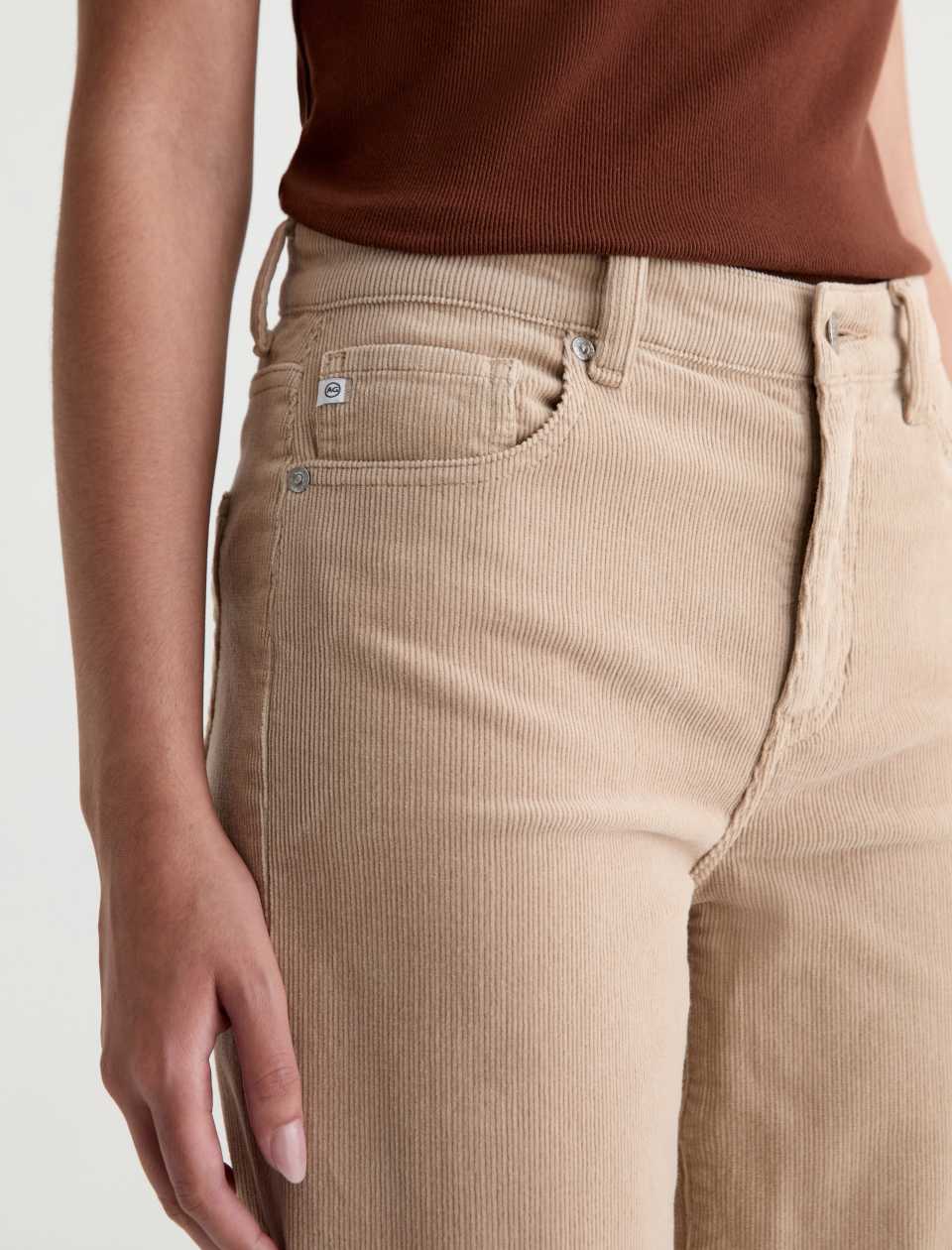 Saige Wide Leg-Studio Tan