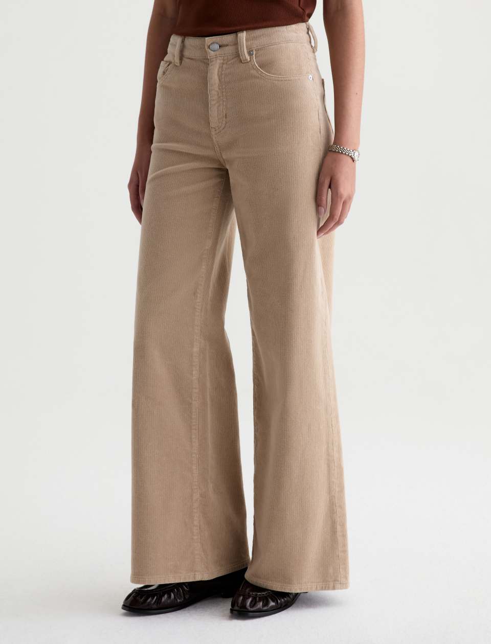 Saige Wide Leg-Studio Tan
