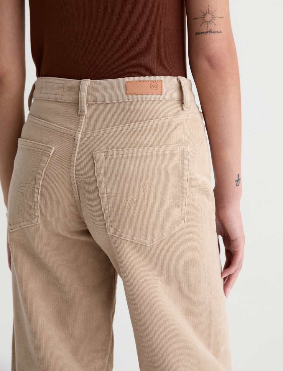 Saige Wide Leg-Studio Tan