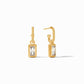 Baguette Hoop & Charm Earring