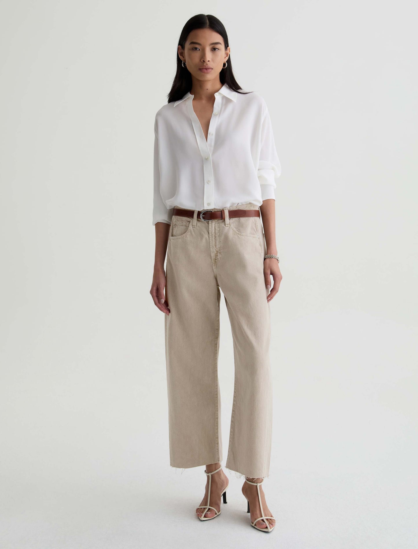 Hattie Crop-Sulfer Light Taupe
