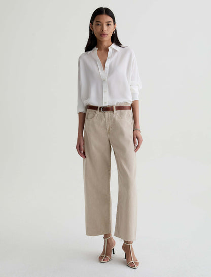 Hattie Crop-Sulfer Light Taupe