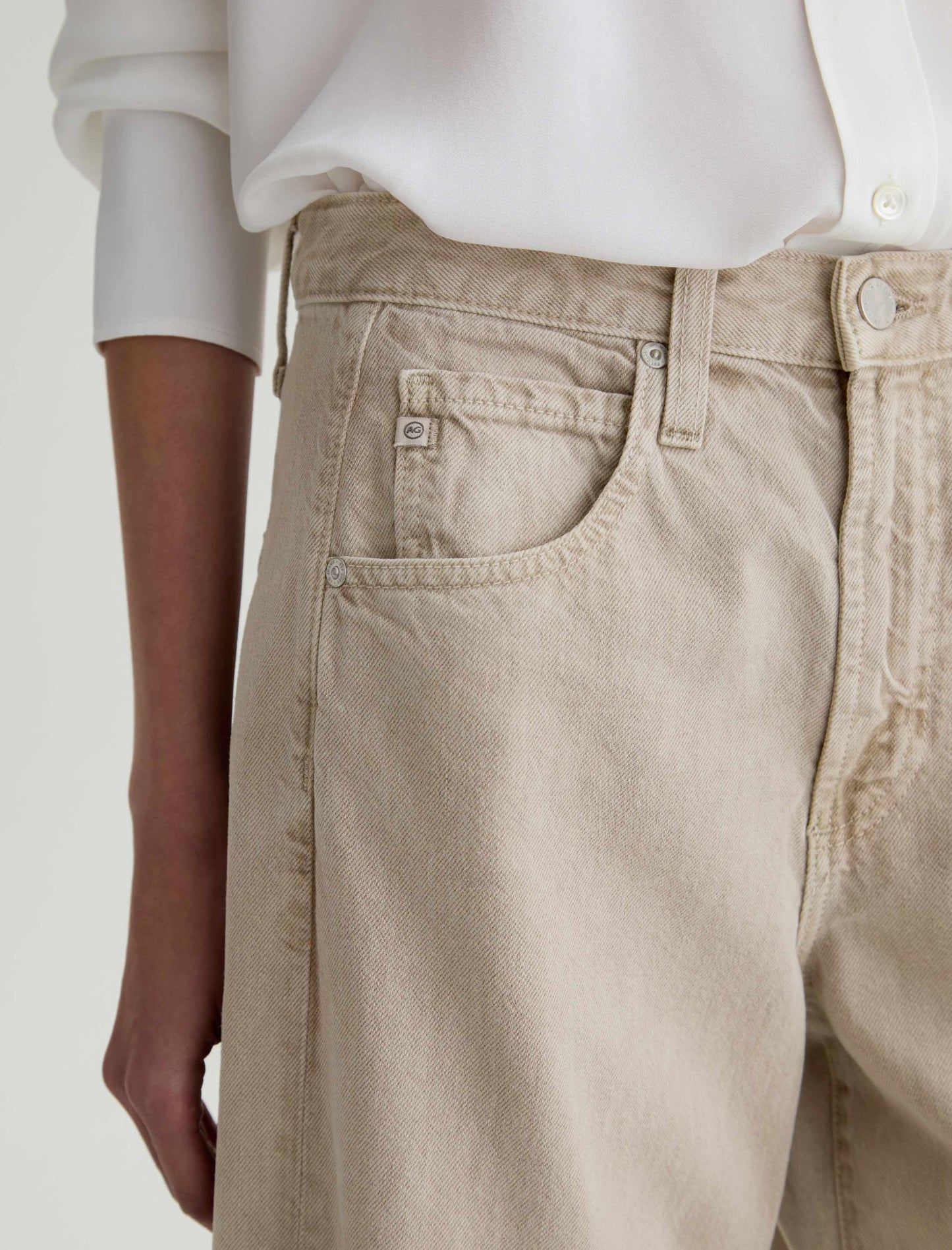 Hattie Crop-Sulfer Light Taupe