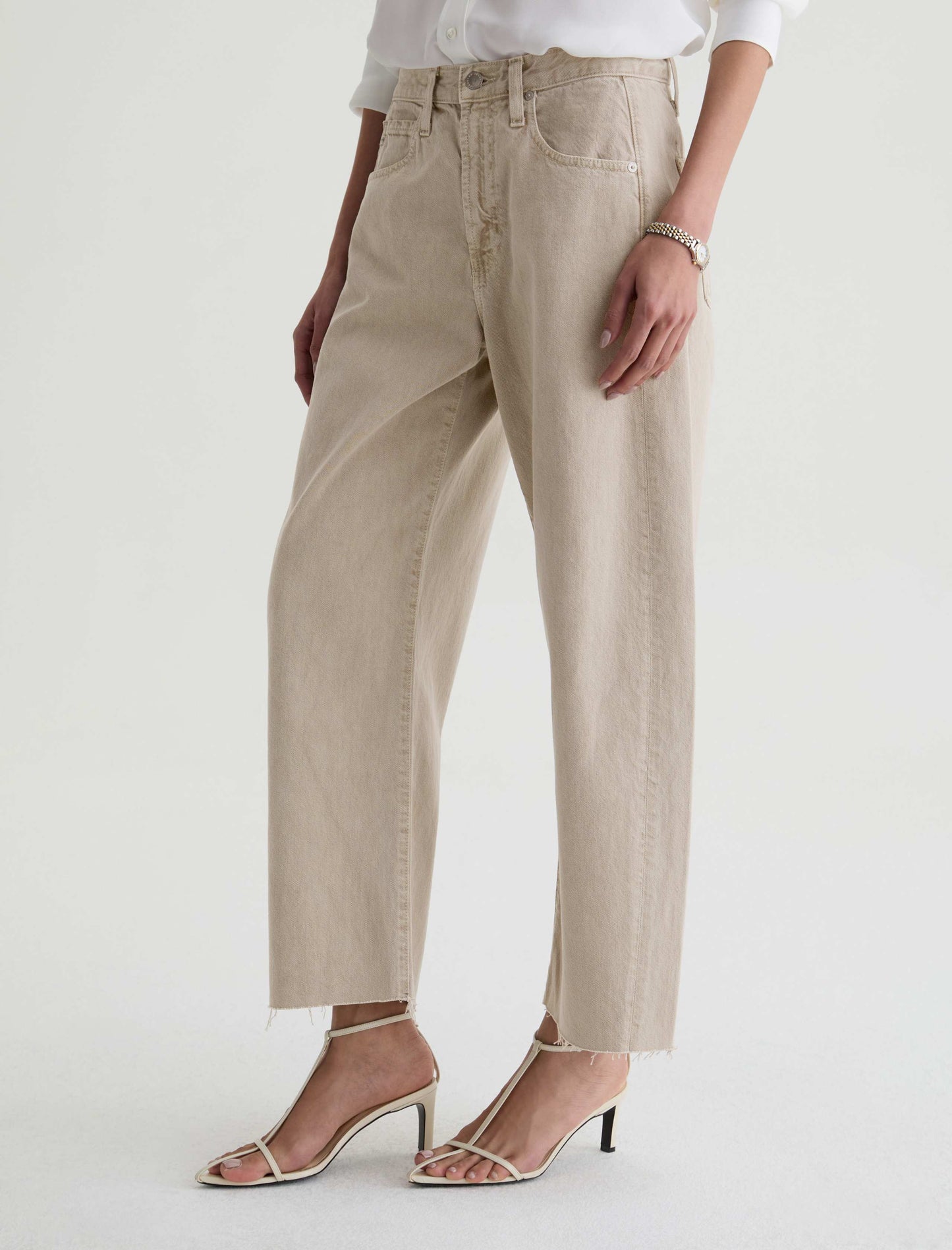 Hattie Crop-Sulfer Light Taupe