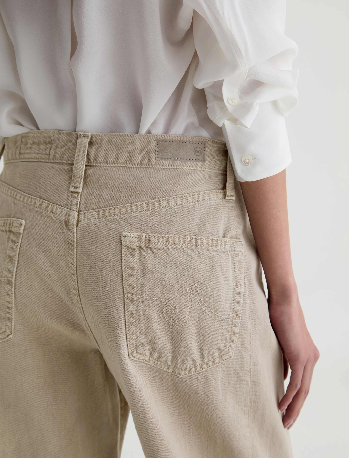 Hattie Crop-Sulfer Light Taupe