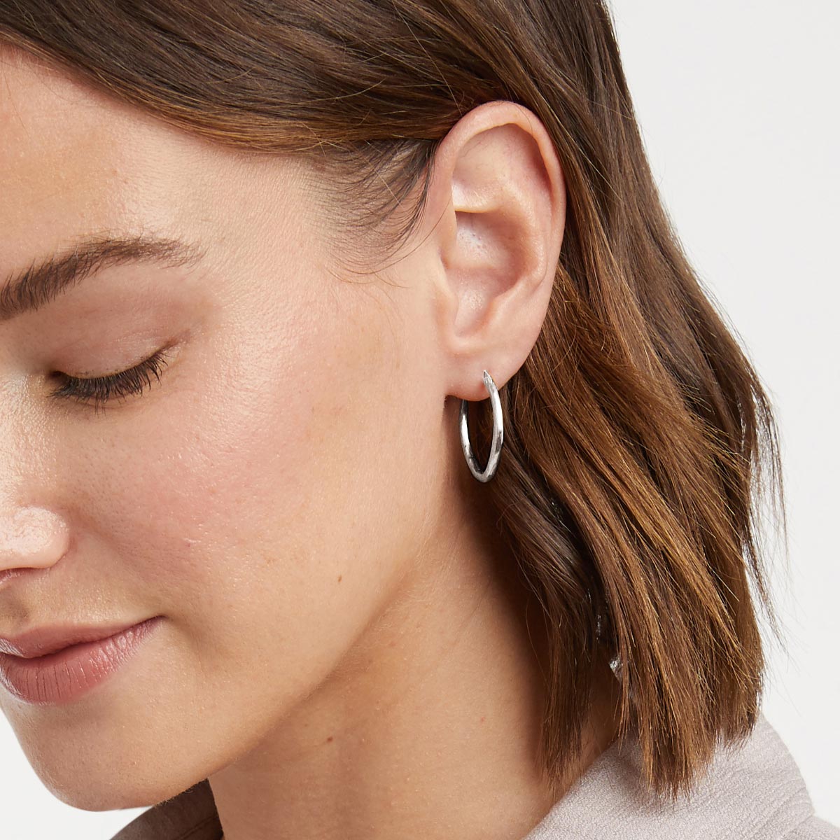 Silver-Fleur-di-Lis 2 in 1 earring