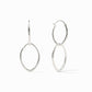 Silver-Fleur-di-Lis 2 in 1 earring