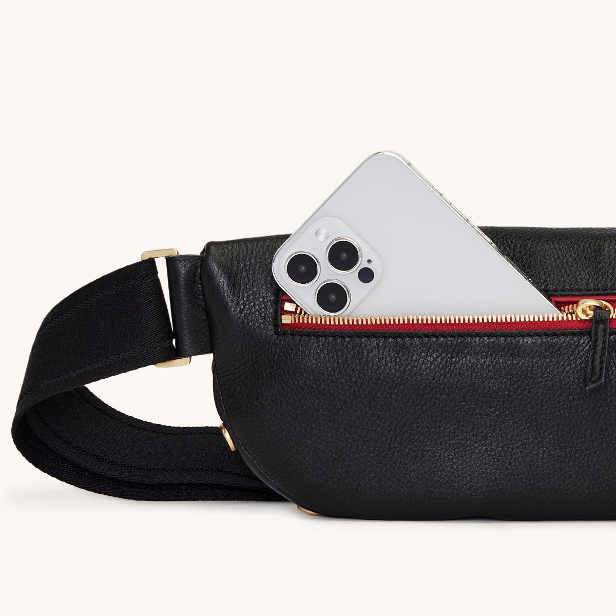 Charles Crossbody Med-Black BG-R Zip
