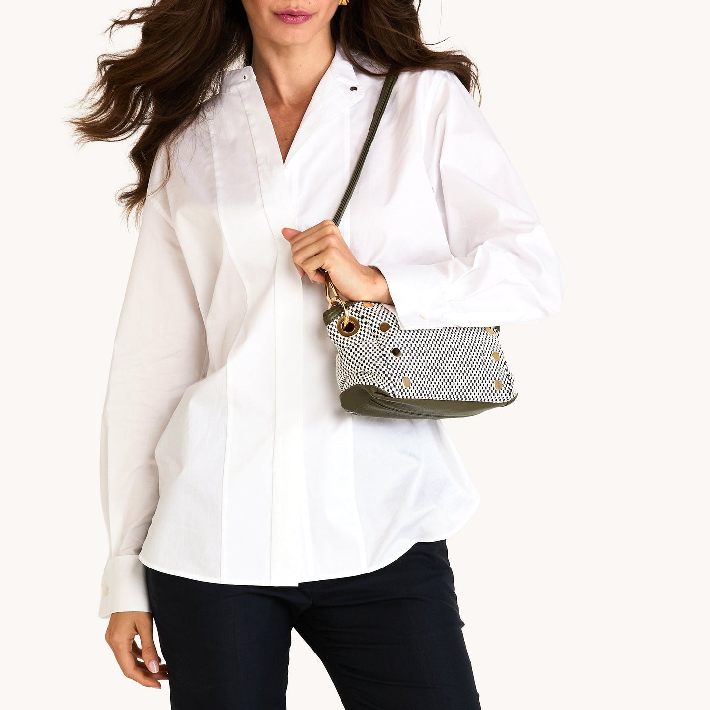 Daniel Crossbody Clutch-Meadow Weave