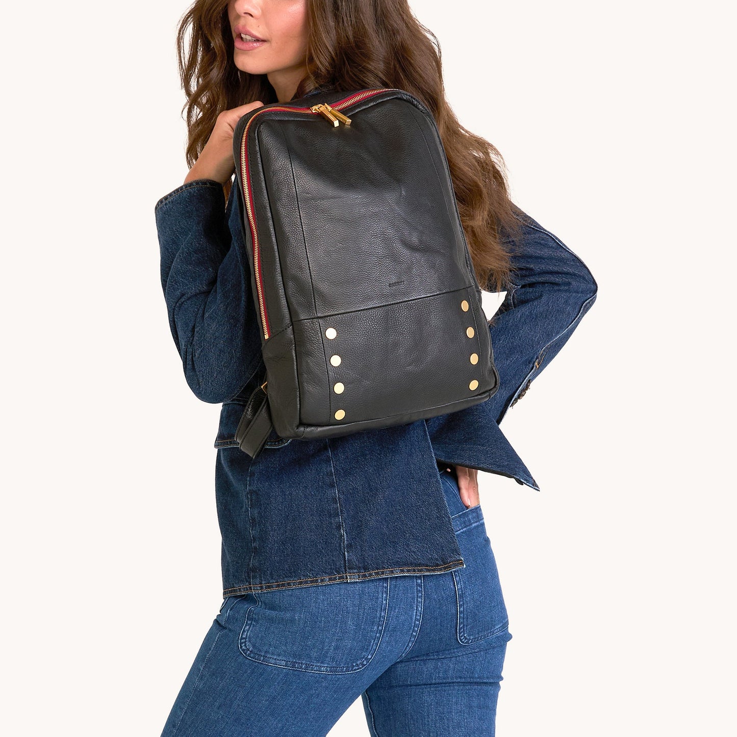 Hunter Backpack-Blk BG Red