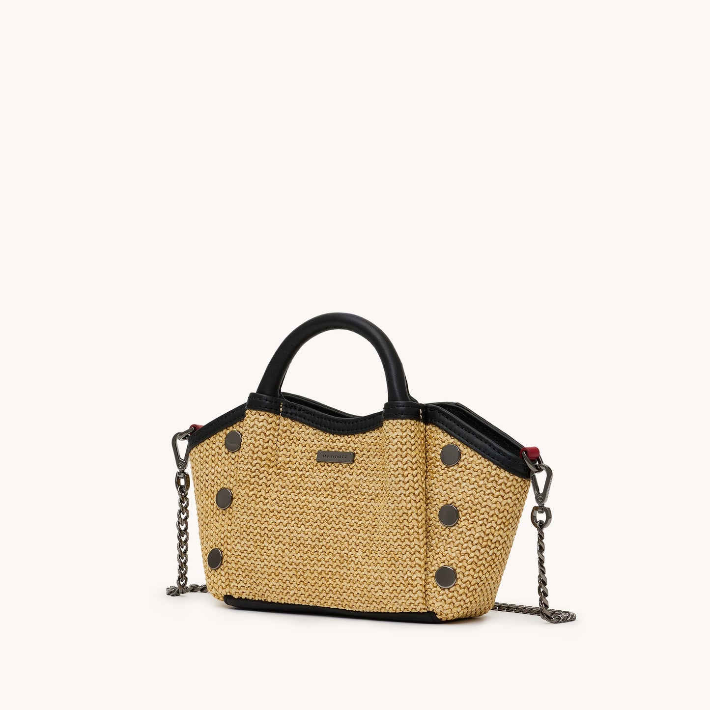 Paul Mini-Noir Smooth Raffia
