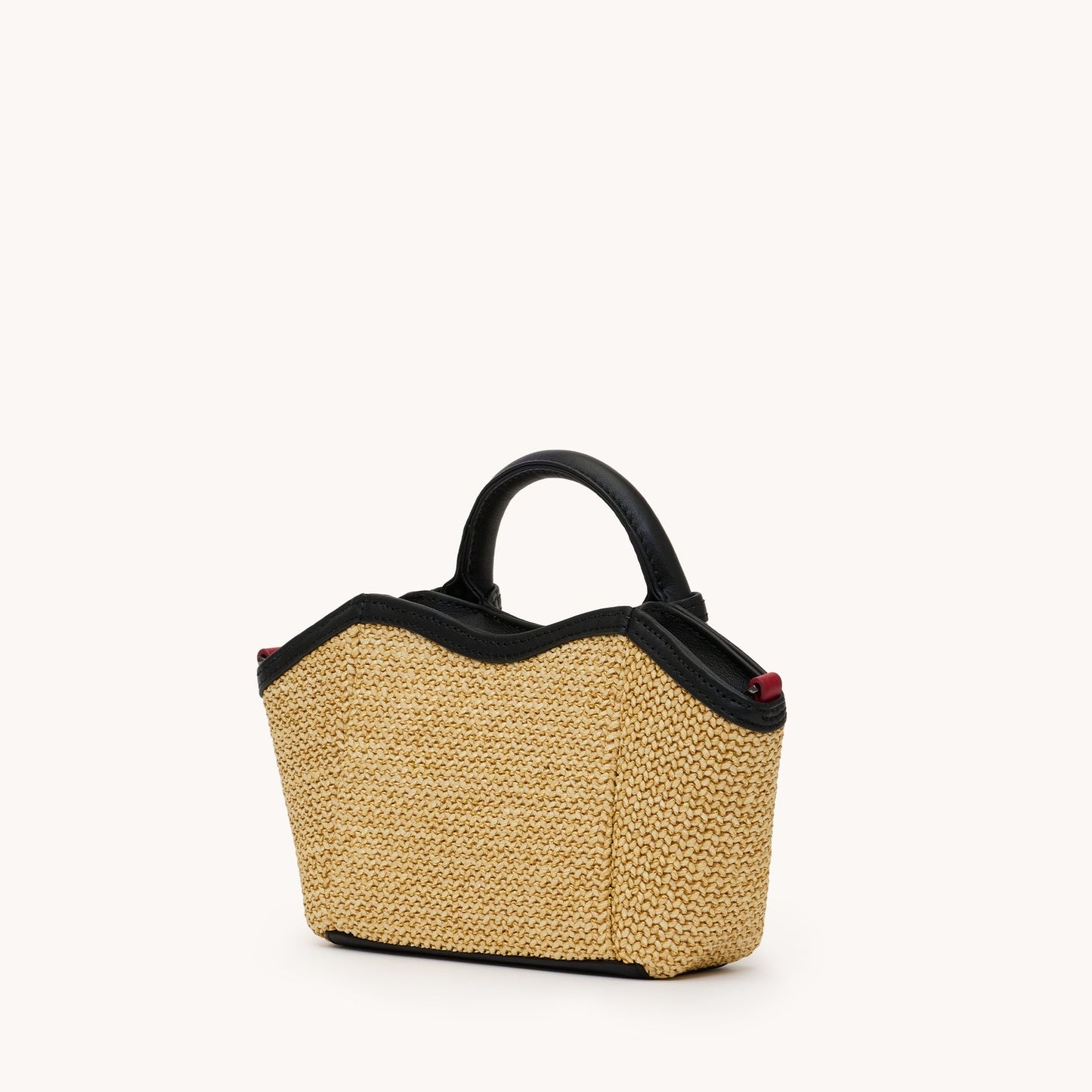 Paul Mini-Noir Smooth Raffia