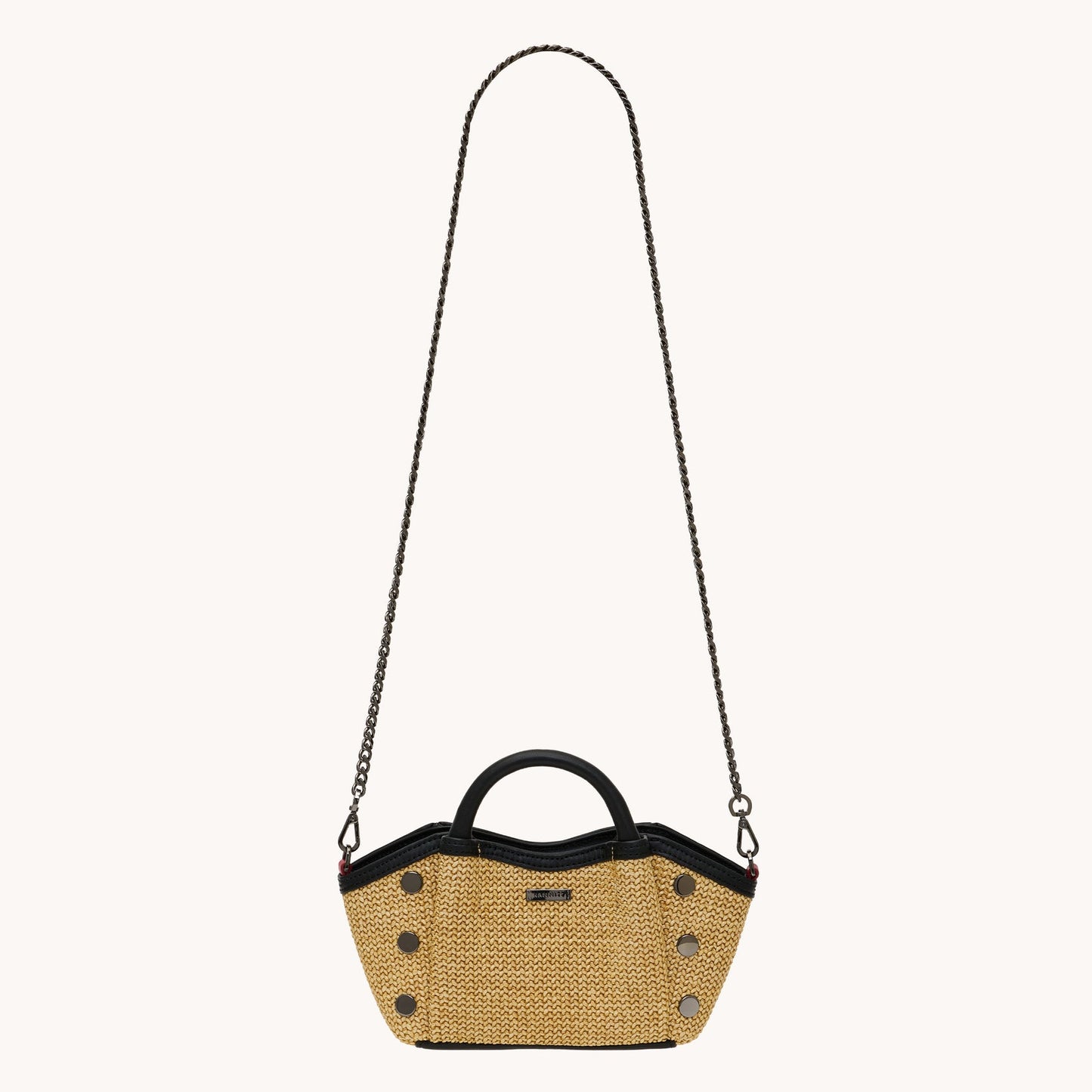 Paul Mini-Noir Smooth Raffia