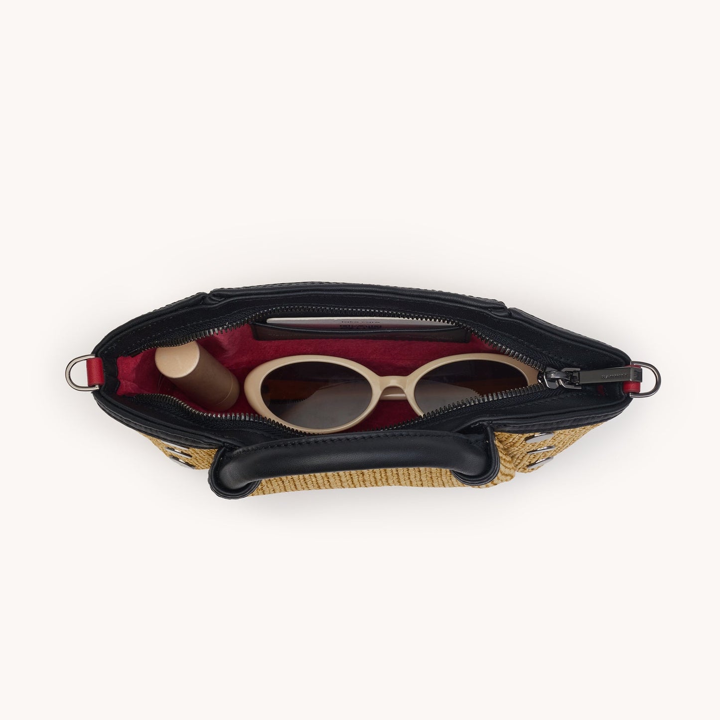 Paul Mini-Noir Smooth Raffia