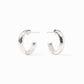 Silver-Havana Hoop Small