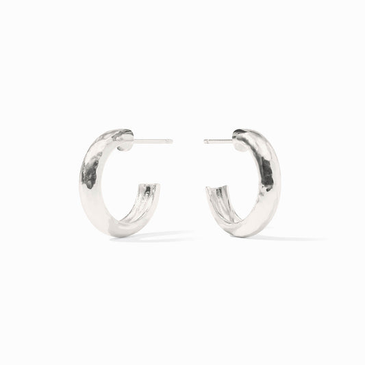 Silver-Havana Hoop Small