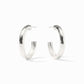 Silver-Havana Hoop Medium
