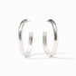 Silver-Havana Hoop Large