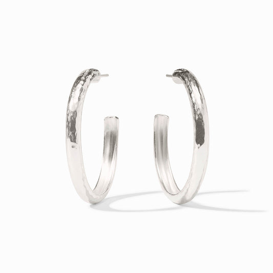 Silver-Havana Hoop Large