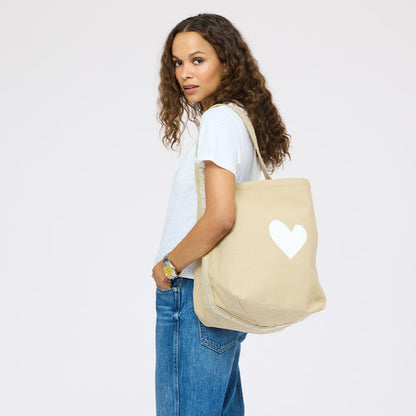 Imperfect Heart Hobo Tote