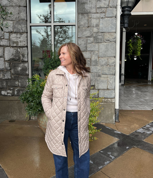 Nylon Long Jacket