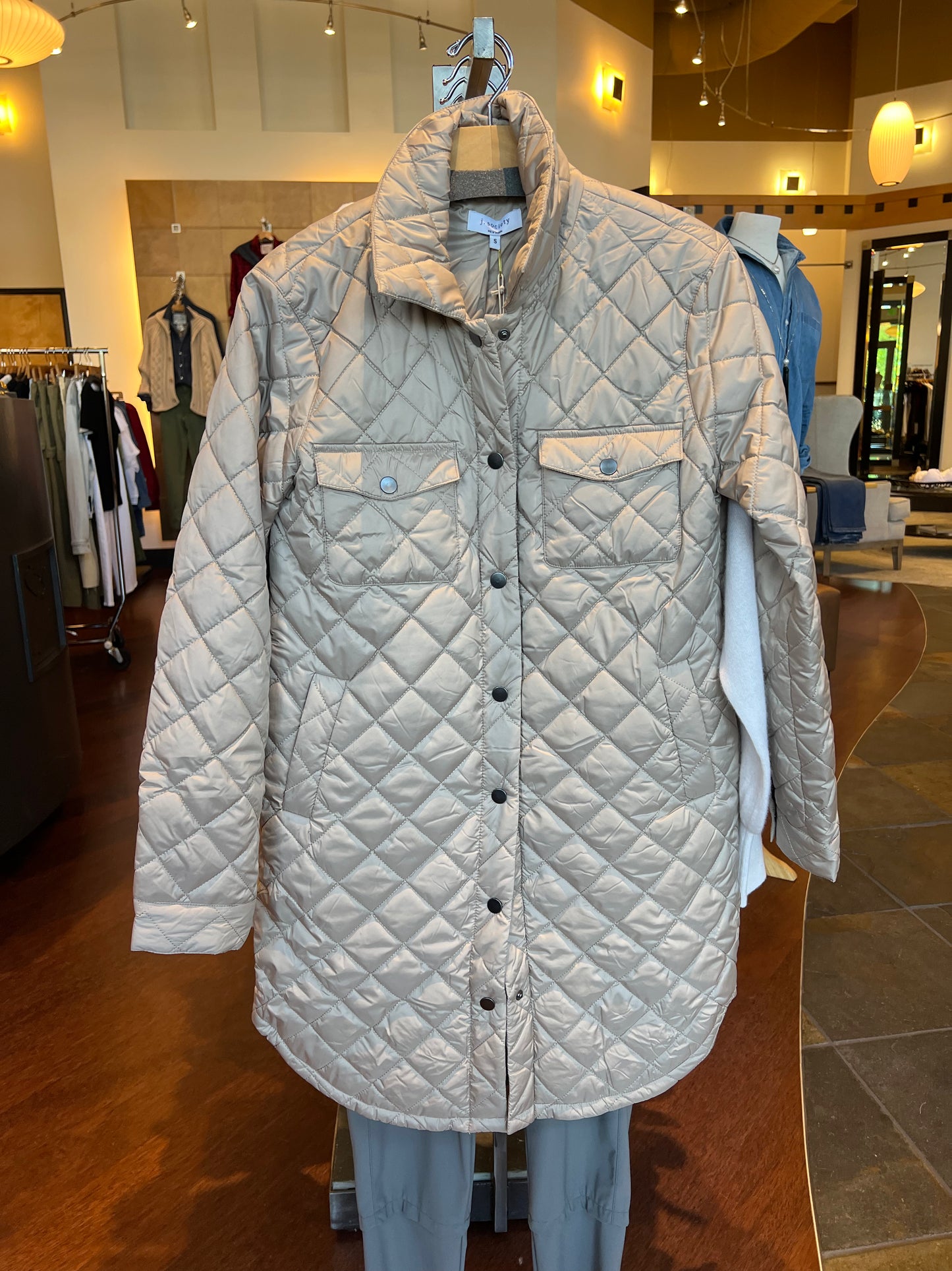 Nylon Long Jacket