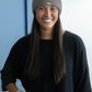 Cashmere Ribbed Cuff Beanie