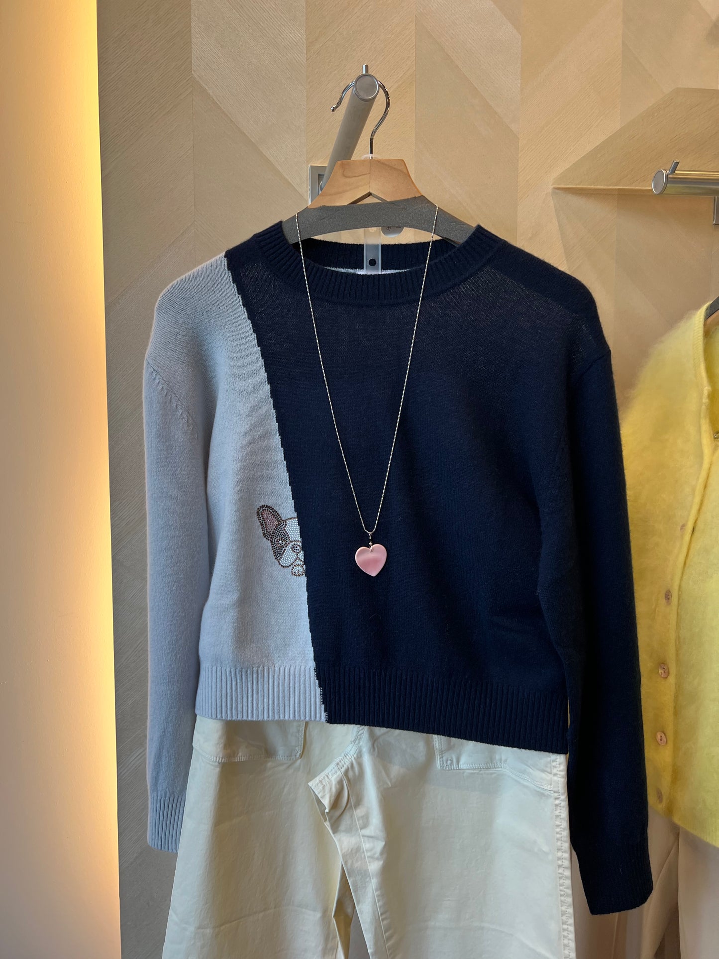 Frenchie Colorblock Crew