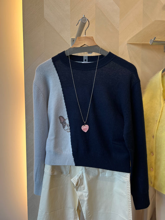 Frenchie Colorblock Crew