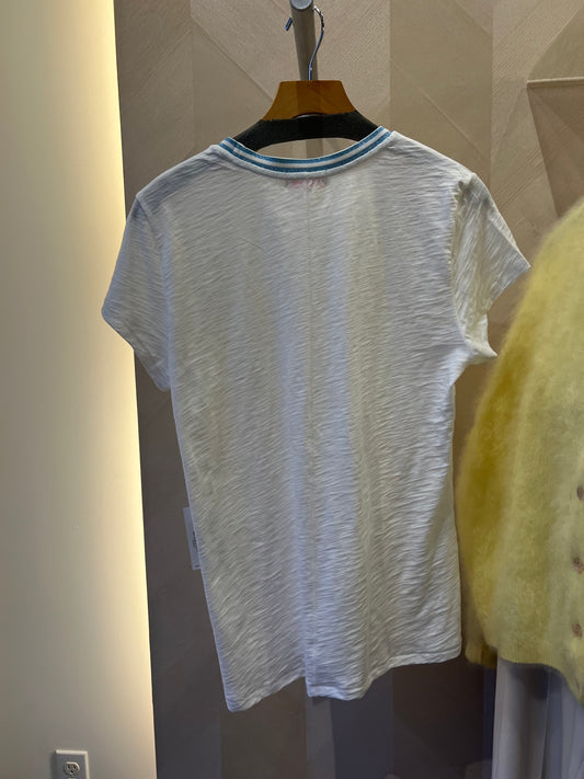 S/S Tipped Ringer Tee