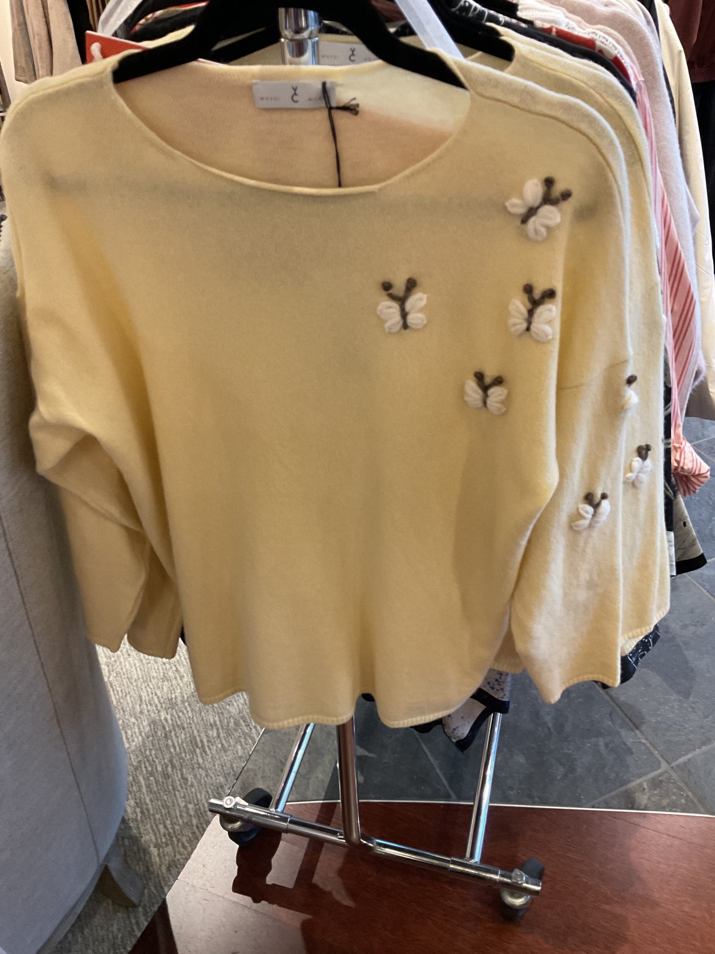 Embroidered Wool Sweater