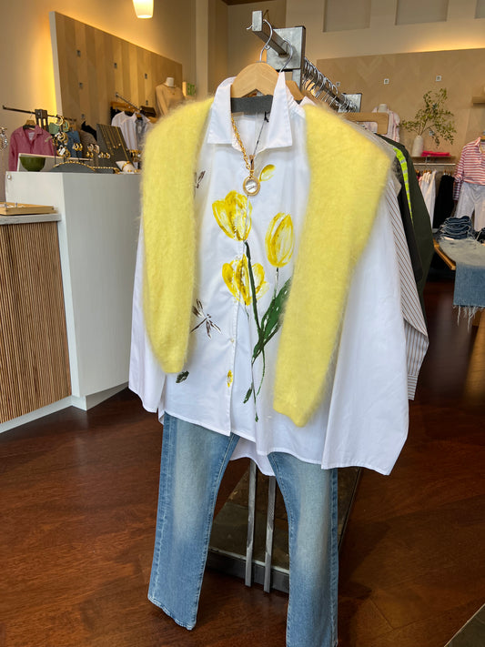 Hand Painted Tulip Shirt