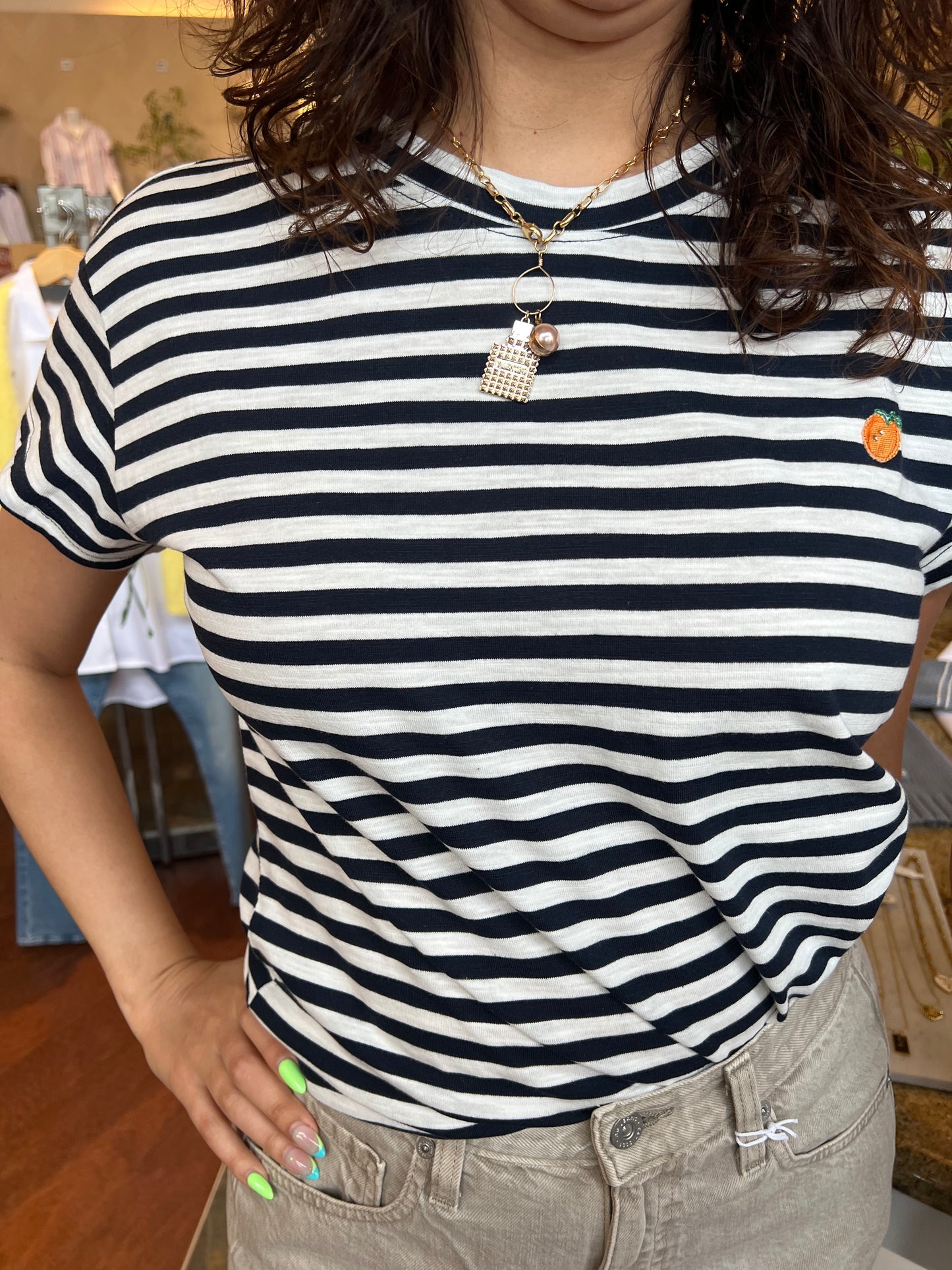 Stripe Fruit Tee