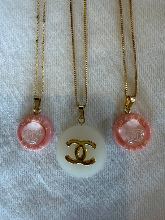 Pink Chanel Necklace
