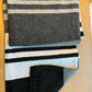 Stripe Cashmere/Wool Scarf