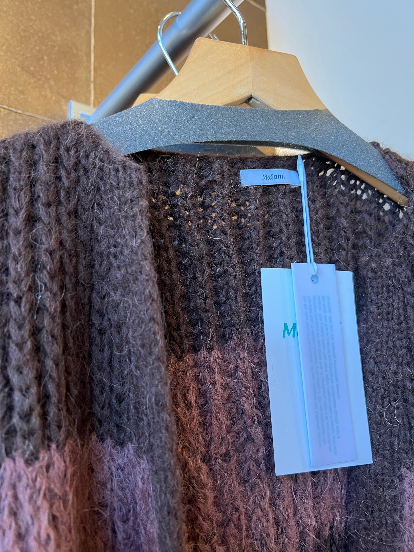 Fleecy Alpaca Bomber Cardi