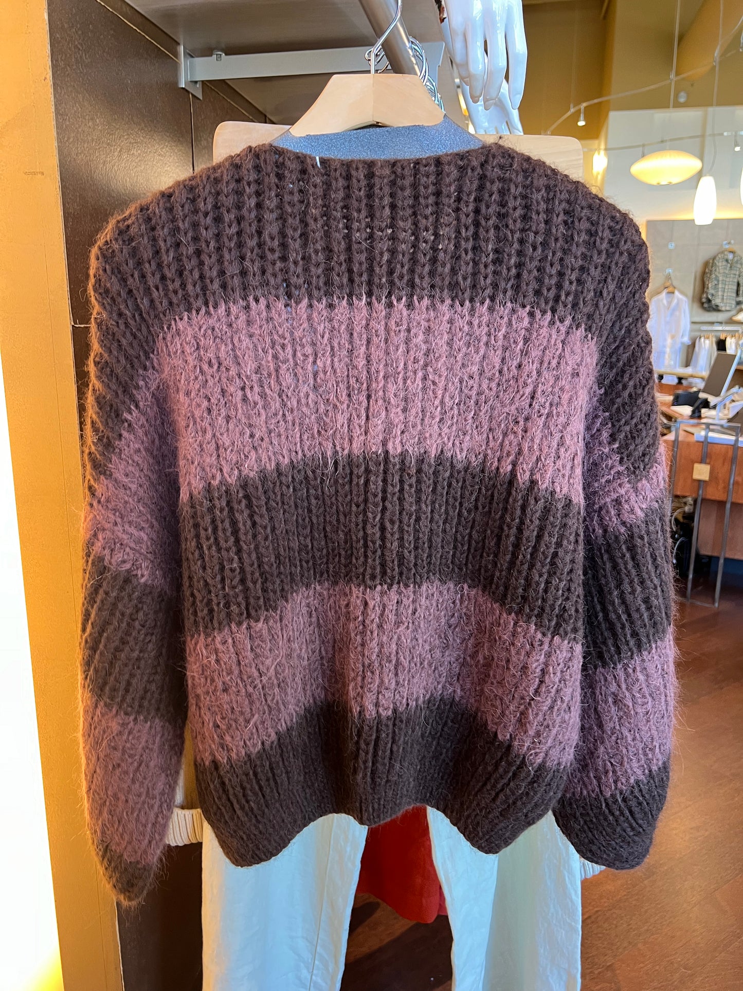 Fleecy Alpaca Bomber Cardi