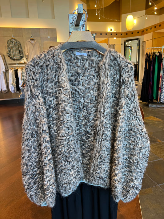 Alpaca Brioche Bomber Cardi