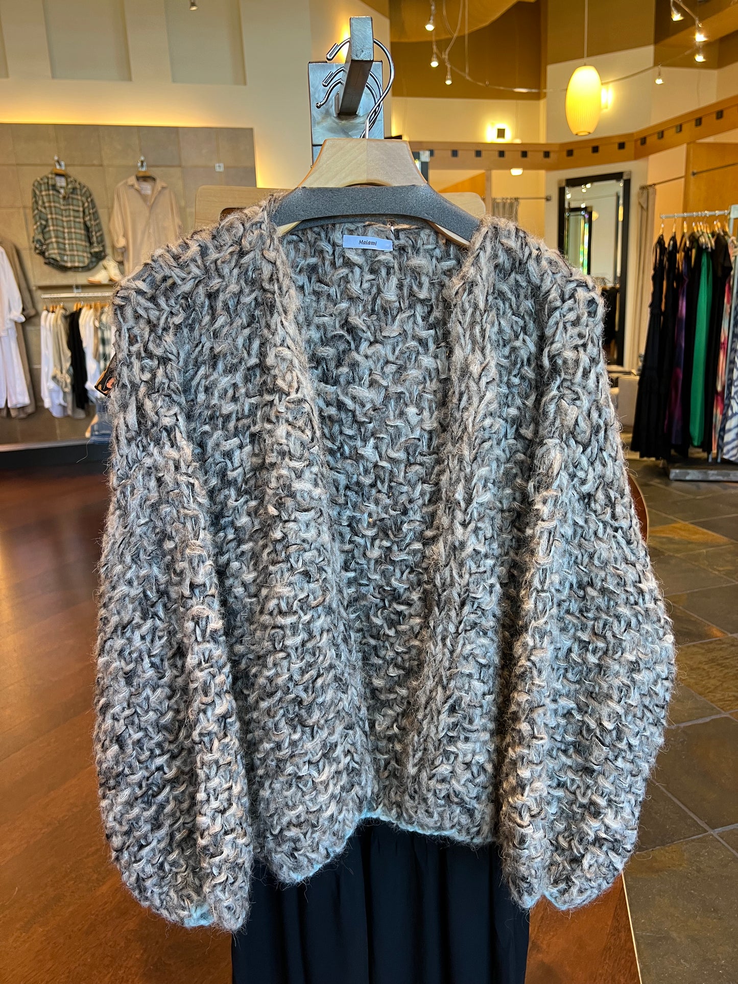 Fleecy Alpaca Bomber Cardi